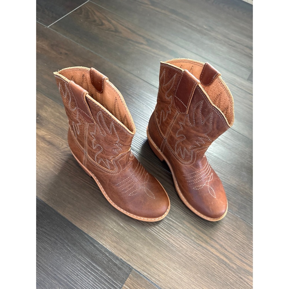 Mikoleon Dirt Kickers Size 1 Youth Handmade Leather Cowboy Boots Discounted